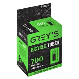 Камера для велосипеда Grey's 28'х1,3/1,4 (700x32c) AV 48 мм (GR57034)