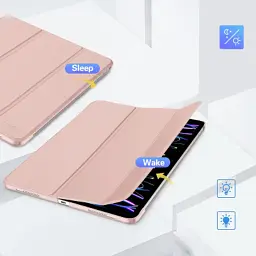 Чохол до планшета BeCover Tri Fold Hard Apple iPad Air 13" M2/M3 (2024/2025) Pink (711724) - мініатюра 3
