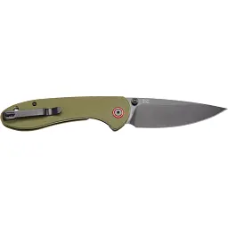 Ніж CJRB Feldspar Black Blade Green - мініатюра 2