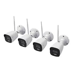 Комплект IP-відеонагляду з WiFi на 4 камери TVT TD-P0804W1-001: 4 циліндричні 4Mp WiFi IP-відеокамери + 8-канальний 8Mp WiFi IP-відеореєстратор (77-00482) - мініатюра 3