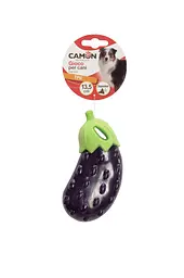 Іграшка для собак баклажан з пищалкою Camon 13.5 см
