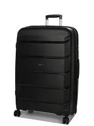 Валіза велика L поліпропілен Airtex 646 119л 79,5×52×30см Чорний