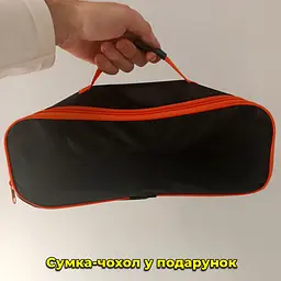 Автомобільний пилосос від прикурювача 12V з насадками 5 шт. ZY-2021. 120 Вт. + Подарунок Сумка-чохол - мініатюра 8