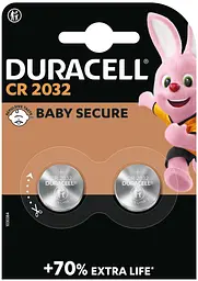 Спеціальна літієва батарейка типу «таблетка» Duracell 2032 3V, (DL2032/CR2032), 2 шт. (6409620) - мініатюра 6