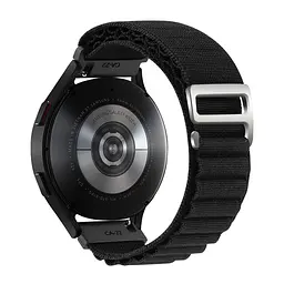 Ремінець для Xiaomi Amazfit GTR 33 pro - чорний Watchbands NormalCloth Wave ширина кріплення 22мм нейлоновий (W22-8WB09675557) - мініатюра 2