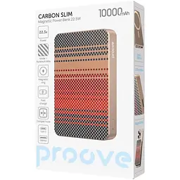 Зовнішній акумулятор Proove Carbon Slim 10000mAh 22.5W Glowrise (PBCS22110052) [158560] - мініатюра 6