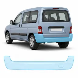 Антигравійна захисна бронеплівка за лекалами для Citroen Berlingo I facelift 2002-2018 - задній бампер