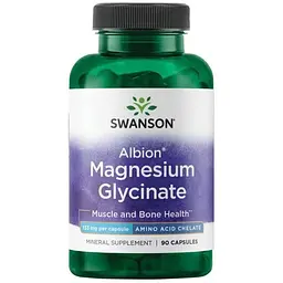 Вітаміни та мінерали Swanson Albion Magnesium Glycinate 90 капсул