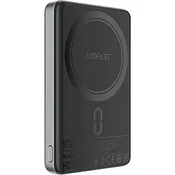 Універсальна мобільна батарея Acefast Magnetic Wireless 10000mAh 20W PD, QC 3.0, QI 15W M12 Чорний