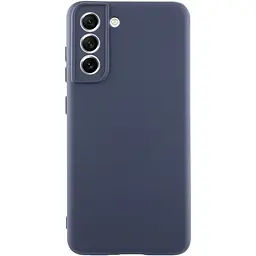 Чохол TPU GETMAN Liquid Silk Full Camera для Samsung Galaxy S21 Синій / Midnight Blue