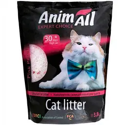 Силікагелевий наповнювач AnimAll Рожева пелюстка для котів 3.8 л 1.6 кг