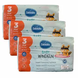 Підгузки Bevola Baby 3 Midi (4-9 кг), 138 шт