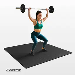 Татамі мат EasyFit SwallowTail 4 шт (60х60х1 см) пазл хвіст ластівки з бортиком - мініатюра 6