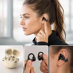 Бездротові спортивні навушники із затискачем на вухо Bluetooth 5.4 - мініатюра 2