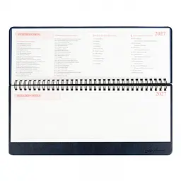Планінг-щотижневик настільний Leo Planner 2027 Persona 30х14 см 128 сторінок синій (252743) - мініатюра 5