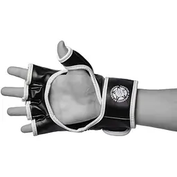 Рукавиці для MMA PowerPlay 3056 Black/White - XL - мініатюра 4