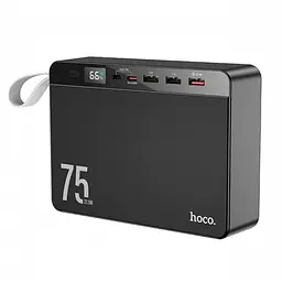 Зовнішній акумулятор Power bank HOCO J94 Overlord 22.5 W 75000 mAh PD22,5W+QC3.0 батарея швидке заряджання Чорний - мініатюра 2