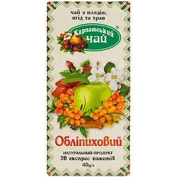 Чай Карпатський Чай Обліпиховий 40 г (20 шт. x 2 г) - мініатюра 2