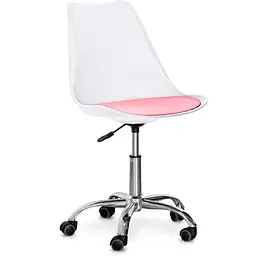 Кресло Evo-kids Capri White/Pink (арт. H-231 W/PN)