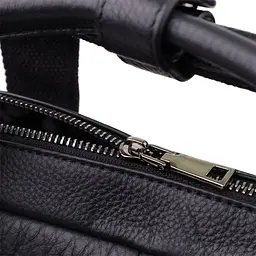 Зручний портфель для чоловіків з натуральної шкіри Vintage 23042 чорний - мініатюра 6