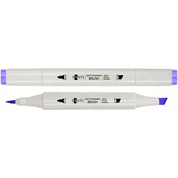 Набір акварельних маркерів Santi Sketch SM-66 фіолетово-блакитний 6 шт. (390732)