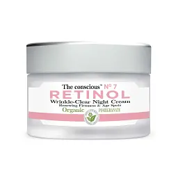 Нічний крем для обличчя The Conscious Night Cream Retinol Wrinkle-Clear 50 мл - мініатюра 3