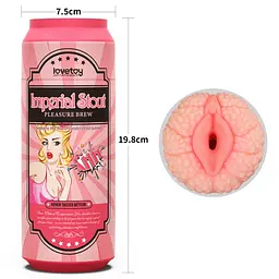 Мастурбатор вагіна Pleasure Brew Masturbator-Imperial Stout LOVETOYS 66-LV250023 99983 - мініатюра 2