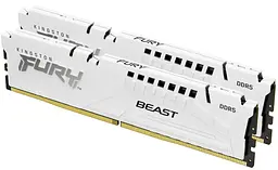 Модуль пам'яті Kingston Fury DDR5 32GB (2x16) 6400MHz Beast White EXPO (KF564C32BWEK2-32) - мініатюра 2