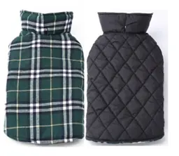 Зимовий водонепроникний двосторонній жилет у клітинку Derby Plaid Green у британському стилі, 3XL Зелений