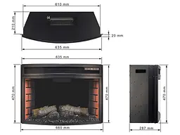 Електрокамін ArtiFlame AF25 Panoramic - мініатюра 7