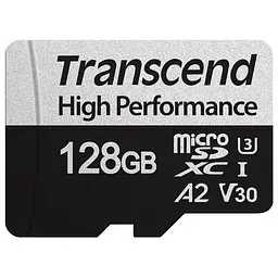Карта пам'яті Transcend 128GB microSDXC class 10 UHS-I U3 A2 340S (TS128GUSD340S)