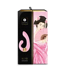 Вібратор-кролик Shunga Miyo Light Pink - мініатюра 6