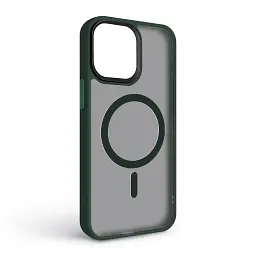 Чохол ArmorStandart Uniq Magsafe для Apple iPhone 15 Pro Max Dark Green - мініатюра 2
