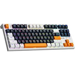 Клавіатура GamePro MK180W Red з Hot-Swap RGB White - мініатюра 2