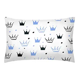 Набір наволочок Cosas Crown 50х70 см блакитний (SetPillow_CrownBlue_ZigZagGrey_50х70) - мініатюра 3