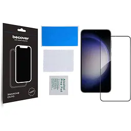 Захисне скло BeCover для Samsung Galaxy S23 SM-S911 Black (708821) - мініатюра 2