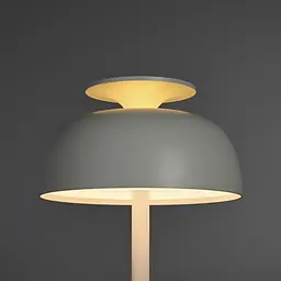 LED лампа настiльна Videx VL-TF23W 8.5W 4000K з акумулятором та RGB біла (VL-TF23W) - мініатюра 8