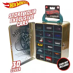Контейнер Hot Wheels для 18 машинок вінтажний золотистий (HWCC22G) - мініатюра 3