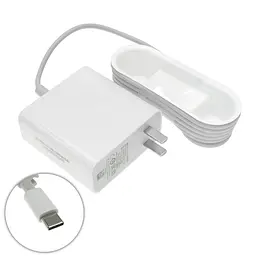 Блок живлення для ноутбука Xiaomi TYPE-C 45W, квадратний, white (без перехідника) - мініатюра 2
