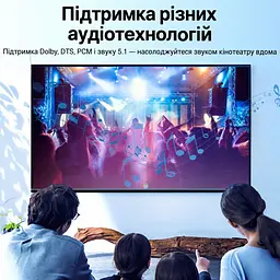 Оптичний аудіокабель Vention 1 м тослінк Toslink штекер на Toslink штекер S/PDIF звук 5.1 за підтримки формату джерелом та аудіосистемою підтримка Dolby DTS PCM бавовняне обплетення сірий (BAVHF) - мініатюра 12