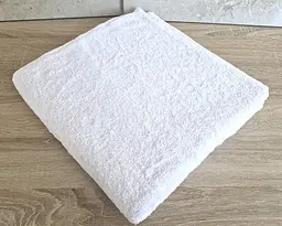 Рушник турецький махровий однотонний Gulcan 70х140 білий White щільність 480 г/м2 петля 16/1