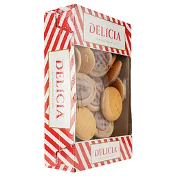 Печиво здобне Delicia зі смаком вишні у молочній глазурі 0,5 кг (869432) - мініатюра 2