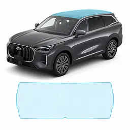 Антигравійна захисна бронеплівка за лекалами для Chery Tiggo 9 (PHEV) I 2023- зона даху
