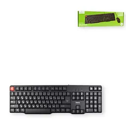 Клавіатура та миша Hoco GM16 USB кабель 1.5 м чорна (ЦУ-00035244_281) - мініатюра 5