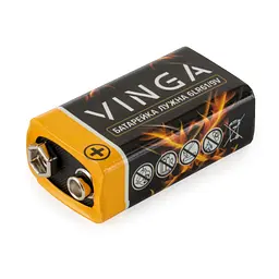 Батарейка Vinga 9V 6LR61 Alkaline (VJAB9V1) - мініатюра 3