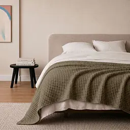 Плед покривало Cosas Mousse Greek Waffle 230х240 см вафельне (Blanket_08Mousse_GreekWaffle_230x240) - мініатюра 2