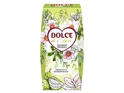 Чай фасований зелений DOLCE de Luxe 90 г зі шматочк