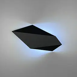 Чорне геометричне бра 35х23х6 см Line F Арт. W 59/1 LED  - мініатюра 3
