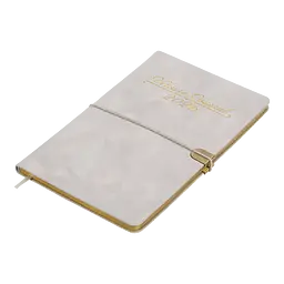 Щотижневик датований Buromax Velour 2026 A5 штучна шкіра світло-сірий (BM.2710-20) - мініатюра 3