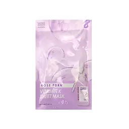 Tenzero Маска Ampoule тканин. д/обл. Rose PDRN Vitamin K 25 мл